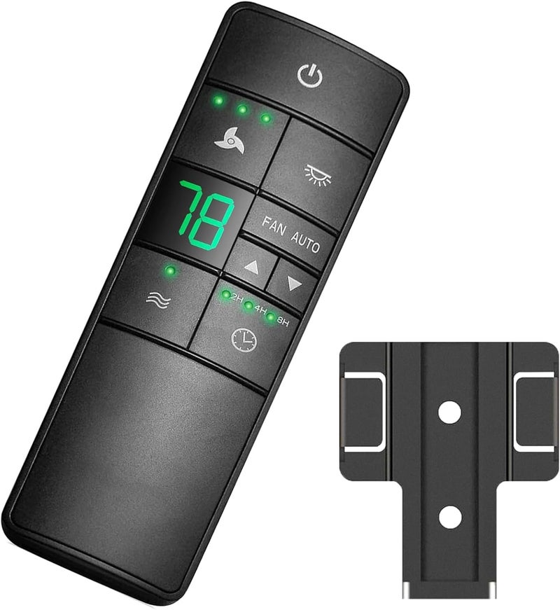 FEKOTS Hampton Bay Ceiling Fan Remote Control Replacement for Hampton Bay Home Decorators Collection ，3-Speed Timer Light Dimmer Thermostatic Control, 2AAZPHD3/HD3, KUJCE10320/TR222A - Image 1